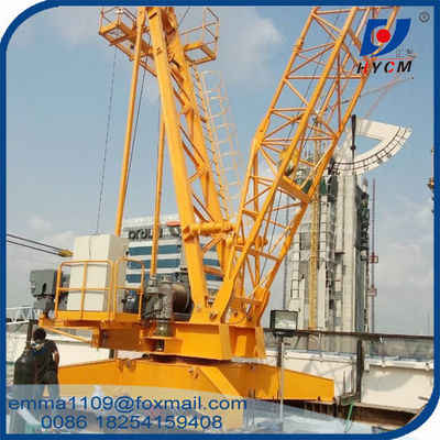 3 tonnellate Mini Luffing Derrick Crane 15m Luffing Jib per edifici di altezza 150m