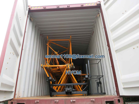 QTZ50(5010) Cat Head Tower Crane 4tons Double Slewing per l'esportazione