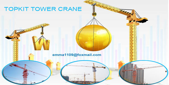 Cranes di scalata esterna Torre QTZ 50 50m Boom Specifica
