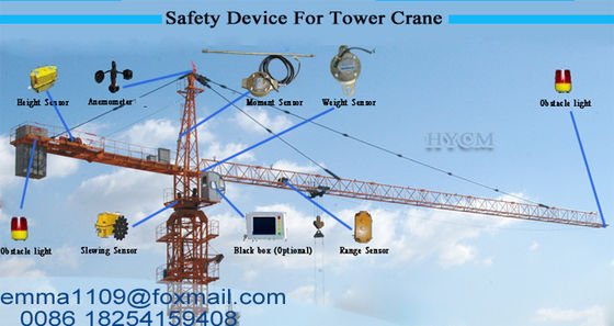 Crane da 70 metri per la costruzione di torri e attrezzature
