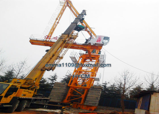 18 tonnellate di gru di torre Luffing D5520 55m Work Jib Power Line