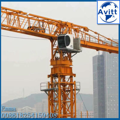 12 tonnellate QTZ250 PT7025 Topless Tower Crane 70 metri Boom orizzontale 50m Freeheight