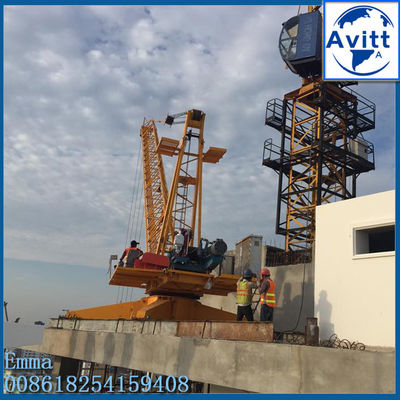 QD1515 3 tonnellate Derrick Crane per il sollevamento di materiali con meccanismo di luffing