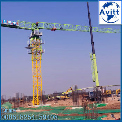 4 tonnellate QTP5010 50 metri Flat Top Tipologie di gru torre