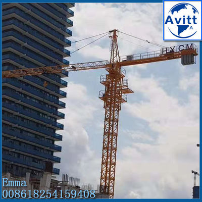 QTZ160 1600ton.m Topkit torre gru 12tons per 220ft edificio di altezza