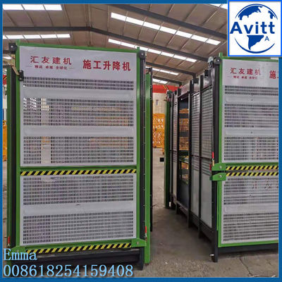 Altezza SC200 2000kg Materiale da costruzione sollevamento angolo ascensore gabbia