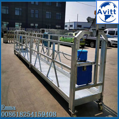 500 kg 5m piattaforme di lavoro sospese Power Motor Hoister Climbing Work Cradle Facade Lift