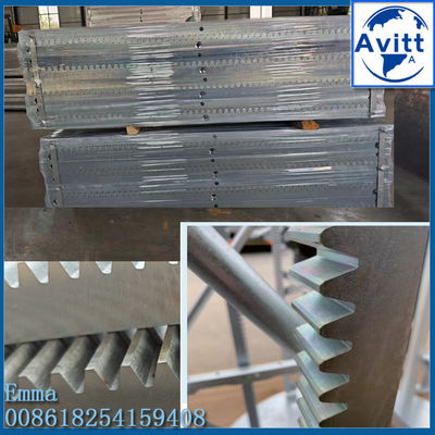 Rack di alta resistenza affidabile standard 1508mm M8 per sollevamento delle costruzioni