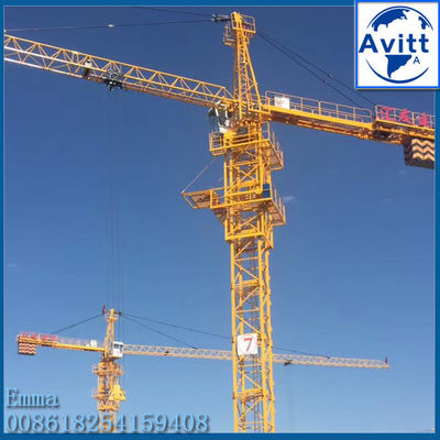 Qtz63 5510 Topkit Torre gru Specifica 55M Lunghezza di giubbotto di lavoro 6 tonnellate carico