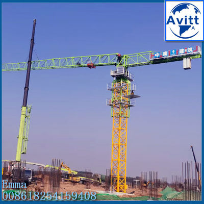 6 tonnellate PT6013 Topless Tower Crane 2,5 m Mastello di blocco 40m Altezza