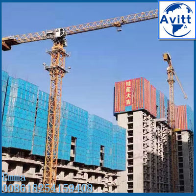QTZ125 10t Gru a Torre Tecnologia Potain 65m Braccio di Lavoro